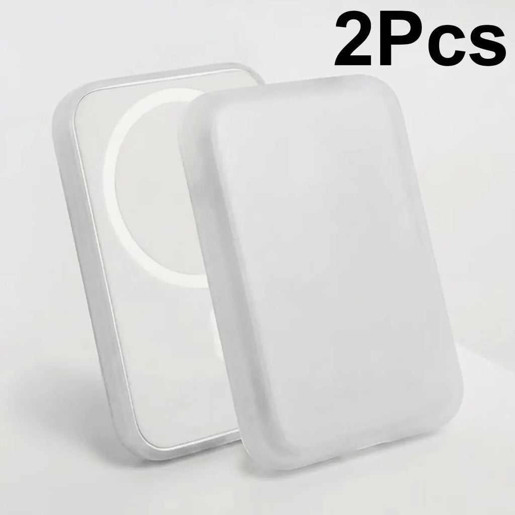 3/2/1Pc Magnetic Power Bank Protective Case - Tpu Anti-Drop Protective Cover, Compatible with Magsafe |   Charger Protective Case |   Textured Finish and Secure Locking Design (Battery Not Included)