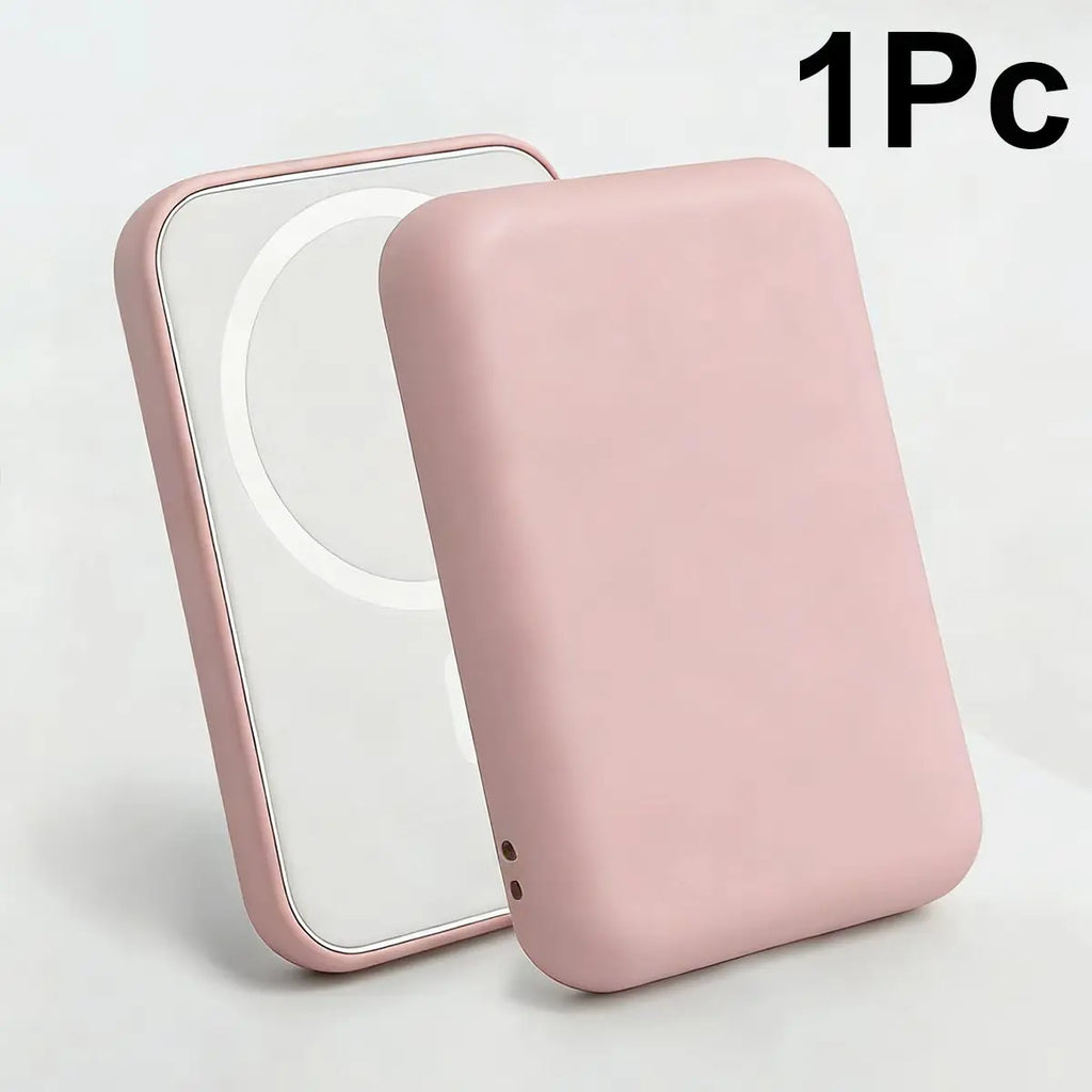 3/2/1Pc Magnetic Power Bank Protective Case - Tpu Anti-Drop Protective Cover, Compatible with Magsafe |   Charger Protective Case |   Textured Finish and Secure Locking Design (Battery Not Included)
