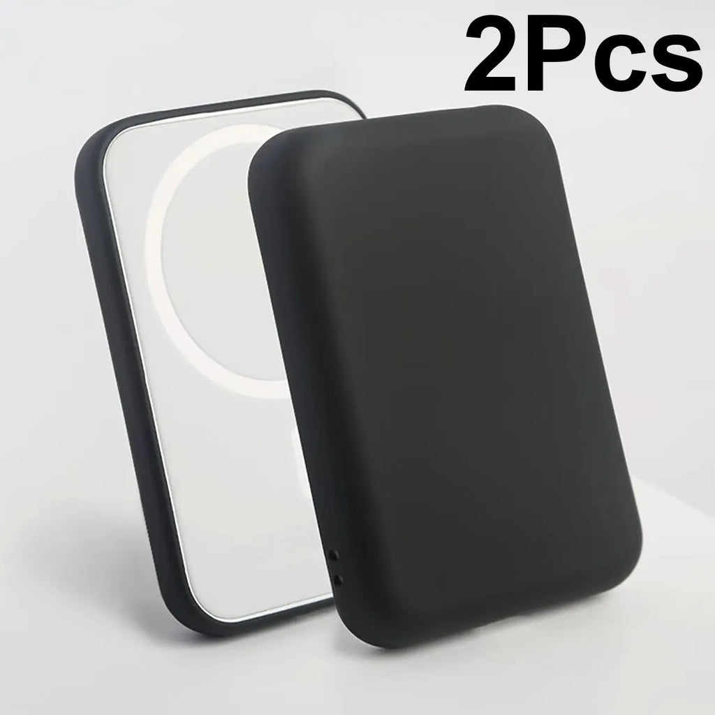 3/2/1Pc Magnetic Power Bank Protective Case - Tpu Anti-Drop Protective Cover, Compatible with Magsafe |   Charger Protective Case |   Textured Finish and Secure Locking Design (Battery Not Included)