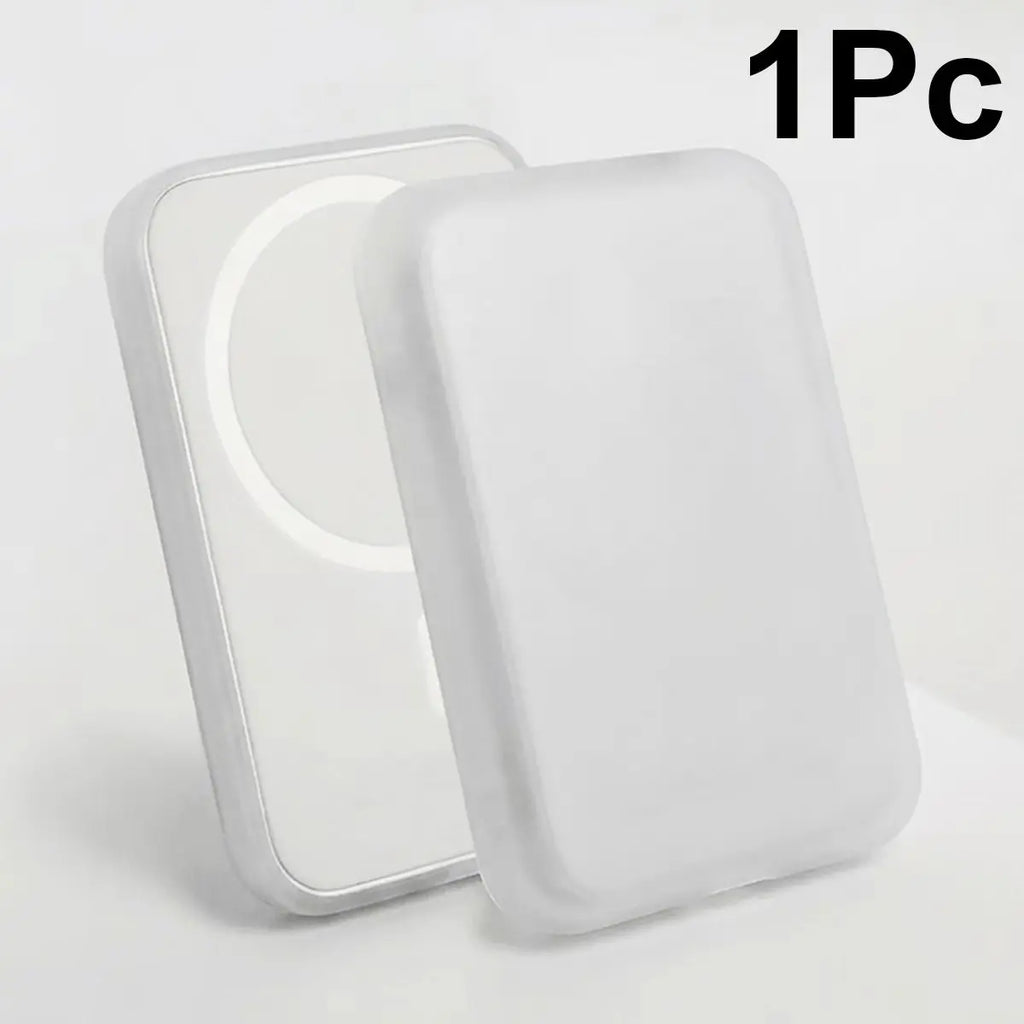 3/2/1Pc Magnetic Power Bank Protective Case - Tpu Anti-Drop Protective Cover, Compatible with Magsafe |   Charger Protective Case |   Textured Finish and Secure Locking Design (Battery Not Included)